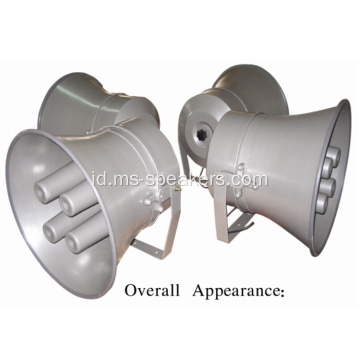 Speaker tanduk sirene alarm dekukan udara alumling power power abs/alumnium